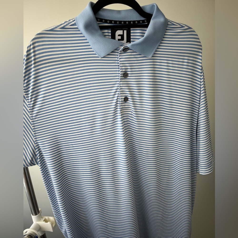 Blue FootJoy Golf Polo